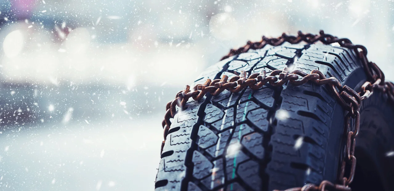 como colocar las cadenas para la nieve