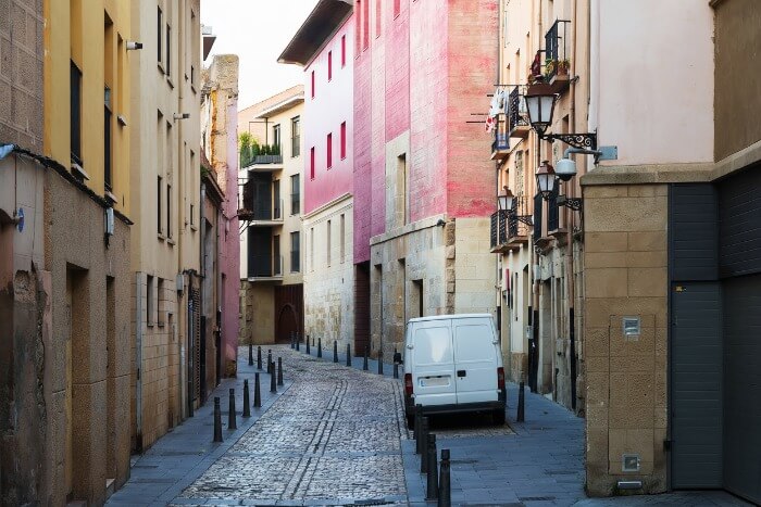 aparcamiento en Madrid centro furgoneta